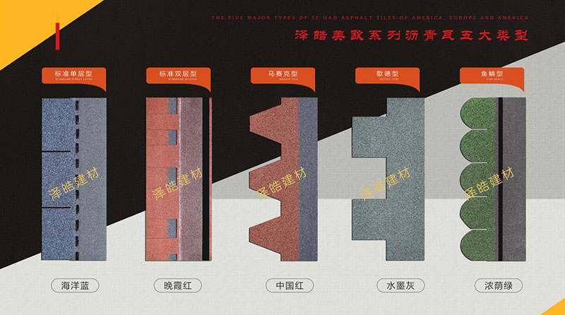 【國標(biāo)瀝青瓦】請(qǐng)認(rèn)準(zhǔn)澤皓美歐系列瀝青瓦 您最佳首選品牌